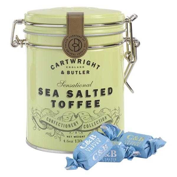 130g Sea Salted Toffees Tin