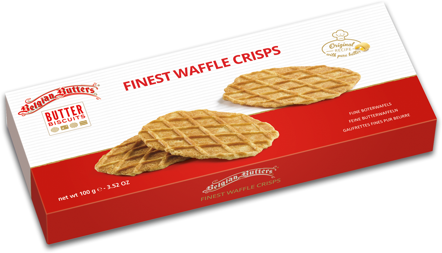100g Finest Butter Waffle Crisps