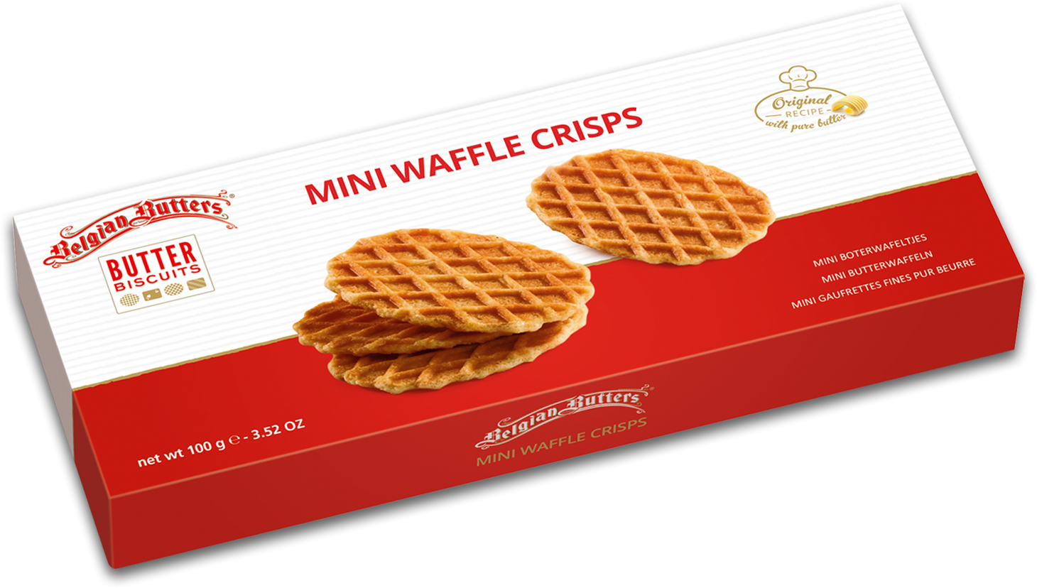 100g Mini Butter Waffle Crisps