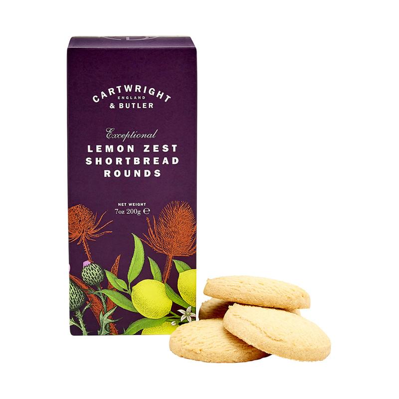 200g Lemon Zest Shortbread Rounds