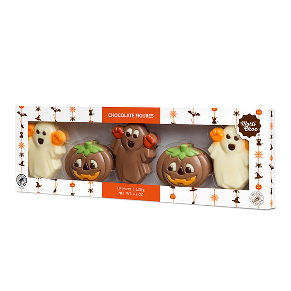 120g/10 Pumpkins & Ghosts Decor. Mk/Wh