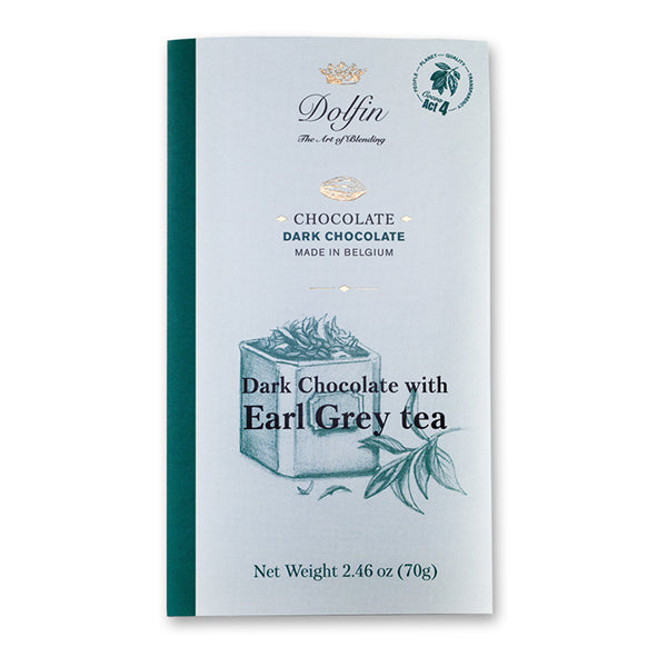 70g Bar Earl Grey Tea 60% Dk