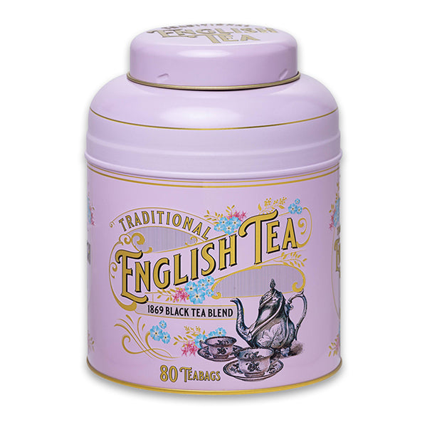 160g/80 Teabags Decaffeinated English Breakfast Vintage Victorian Rose 1869 Teablend