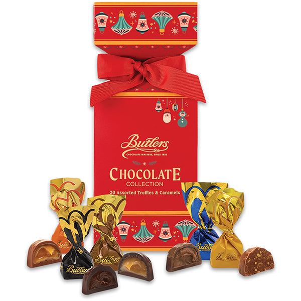 200g Festive Cracker w/Twist Wrap Assorted