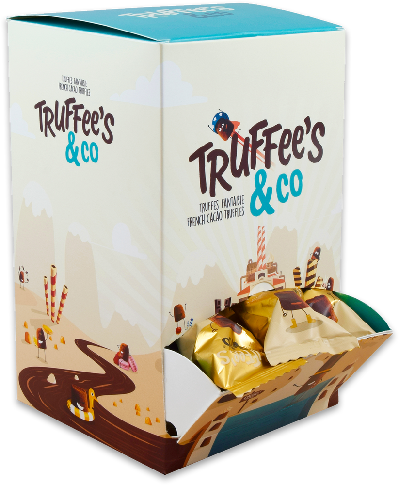 400g/61 Truffles Fantaisie Natural Flow Pack Counter Dispenser
