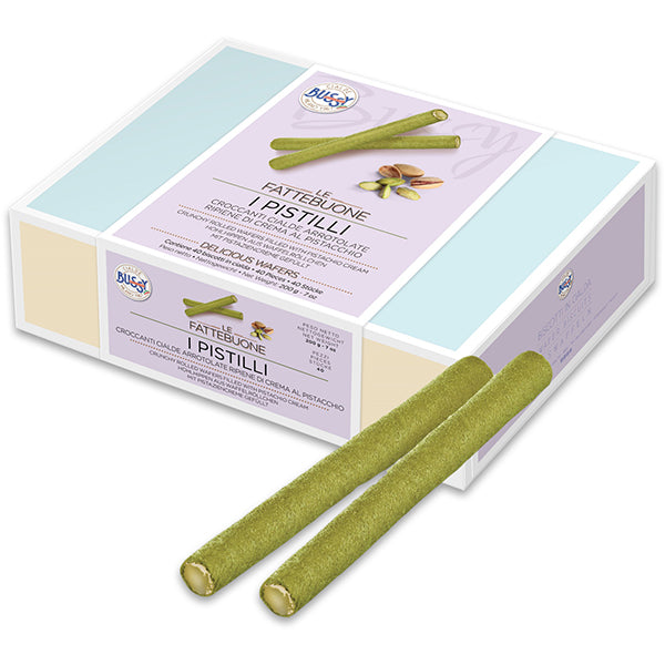 200g/40 I Pistilli Wafer Rolls w. Pistachio Cream