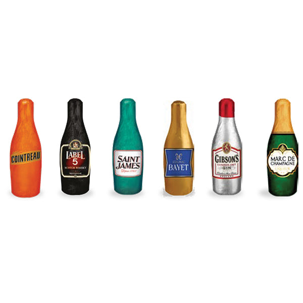 155g/12 Luxury Select by Abtey Assortment Liqueur Bottles Box Dk