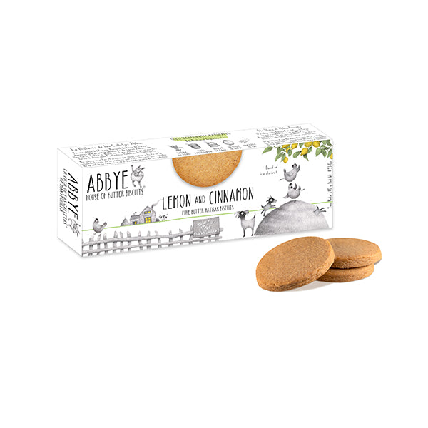 140g All Butter Biscuits w. Lemon & Cinnamon