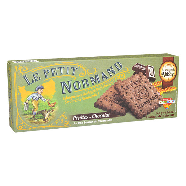 140g/4x4 Pack Normandy Butter Chocolate Biscuits w. Choc Chips