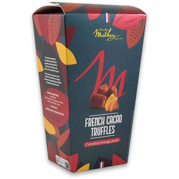 250g Truffles Cocoa Box Orange