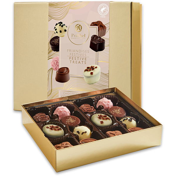190g/14 Pralines Festive Treats Assmnt Deluxe Giftbox