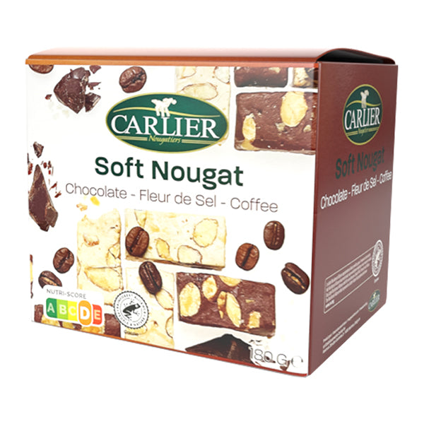 Soft Nougat Chocolate Fleur de Sel Coffee, 180g