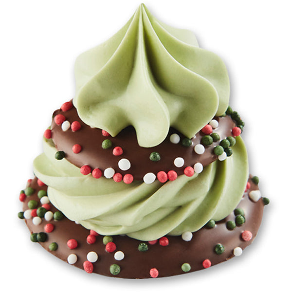 640g/27 Green Christmas Trees Mk w. Chocolate Creme