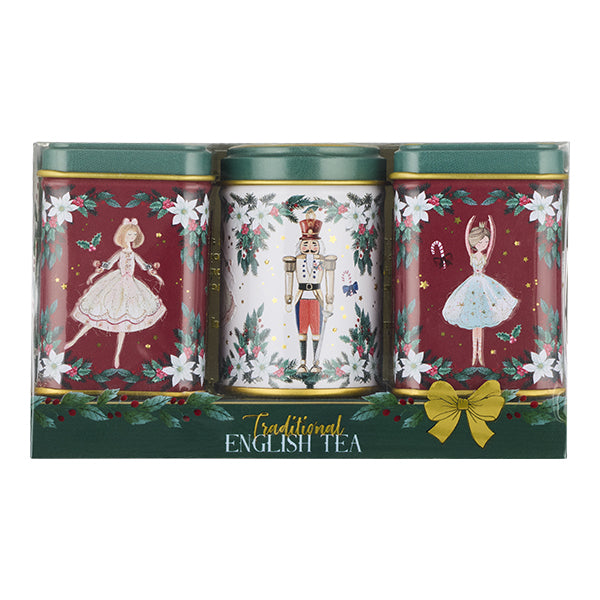 The Nutcracker Mini Triple Tea Tins