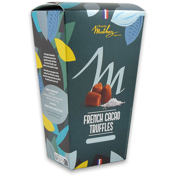 250g Truffles Cocoa Box Sea Salt