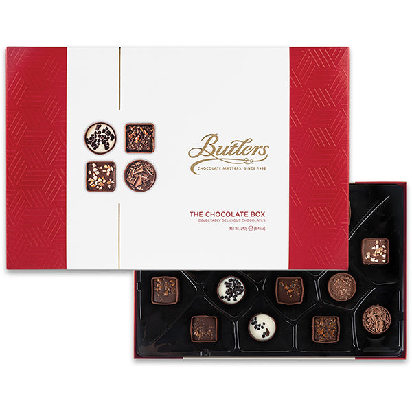240g Red Christmas Chocolate Box