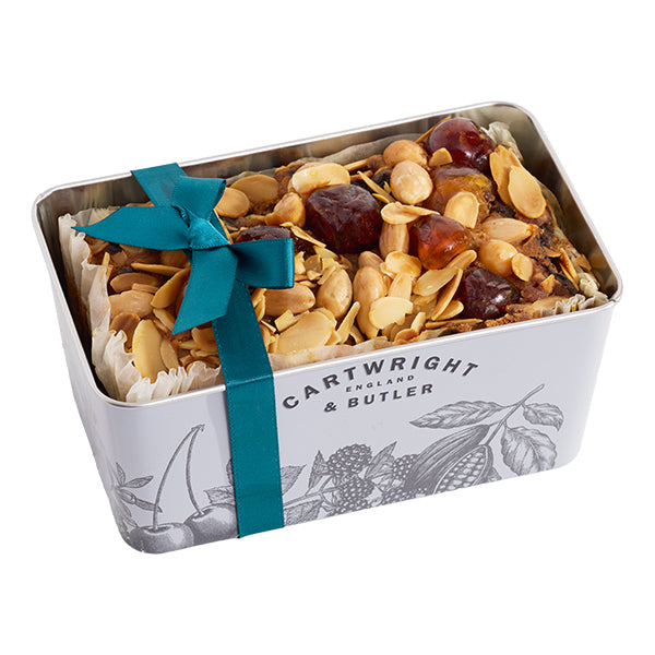 550g Cherry & Almond Loaf Cake in Tin