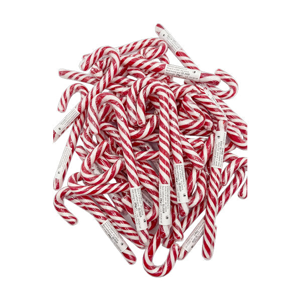 96x28g Candy Canes Red & White Labelled