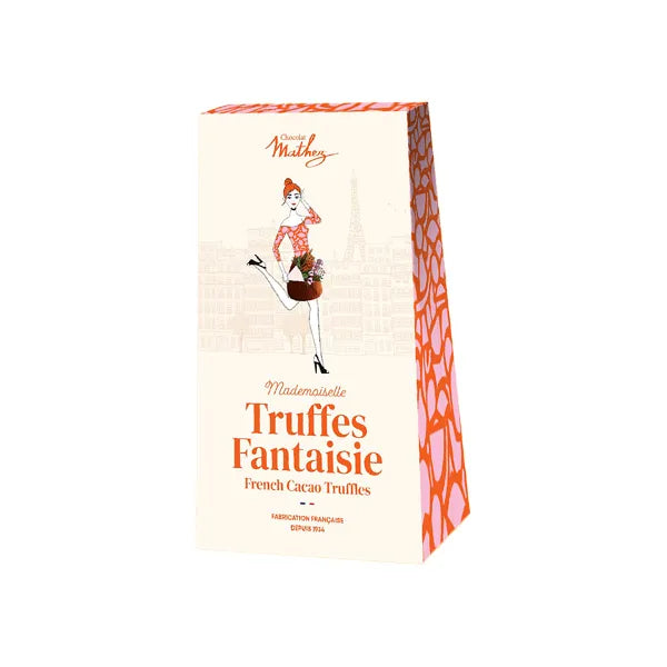 100g Truffles Fantaisie Paris Chic Natural Flower B'tin