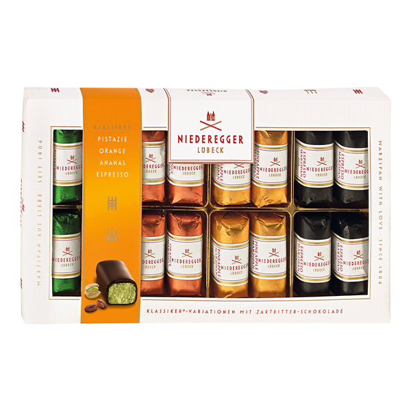 200g/16 Marzipan Portions Variations Asstd Dk