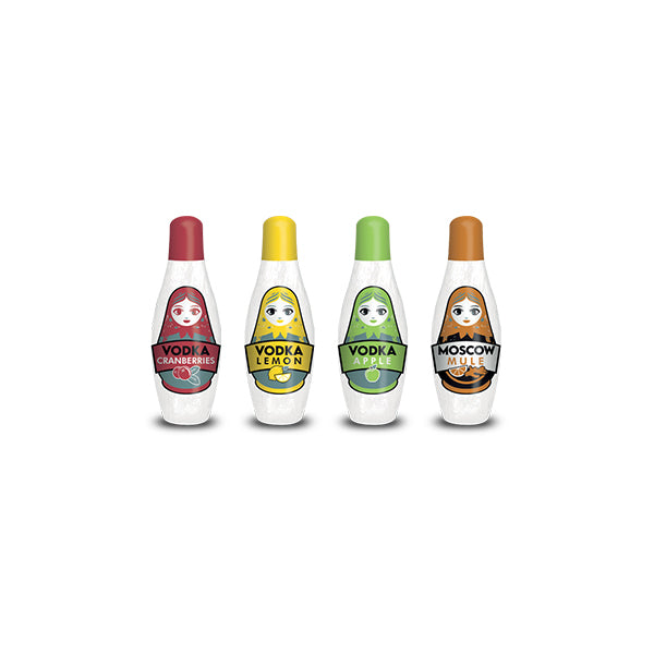 108g/12 Vodka Liqueurs Assortment Dk