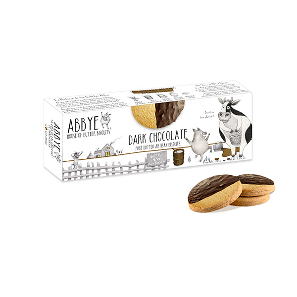 170g All Butter Biscuits w. Dark Chocolate