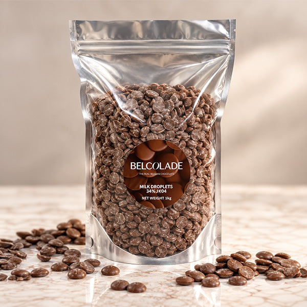 Belcolade Droplets K04 Milk 34% J, 1kg