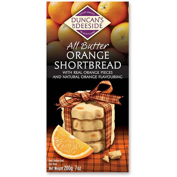 200g All Butter Orange Shortbread