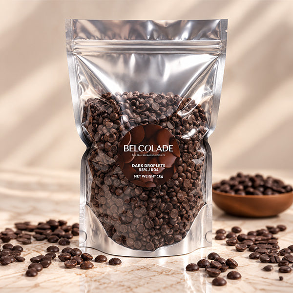 Belcolade Droplets K04 Dark 55% J, 1kg