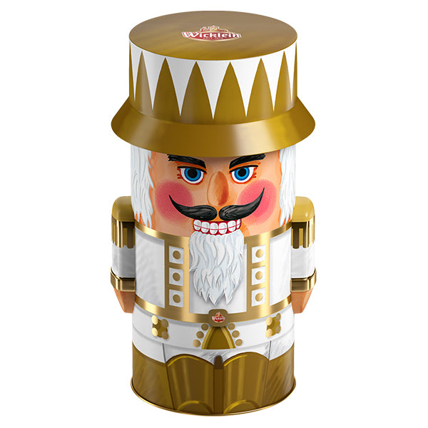 200g Nutcracker Tin w. Gingerbread & Sour Cherry Filling Mk