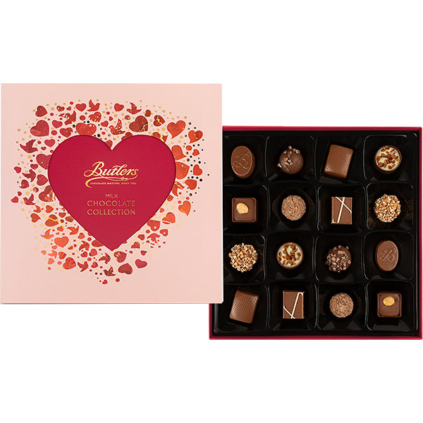 240g Cafe Collection Hearts Box