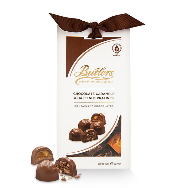 170g Twist Wrap Caramels & Hazelnut Praline Mk