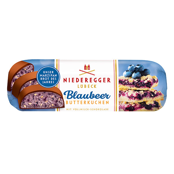 15x125g Marzipan Logs Blueberry Mk
