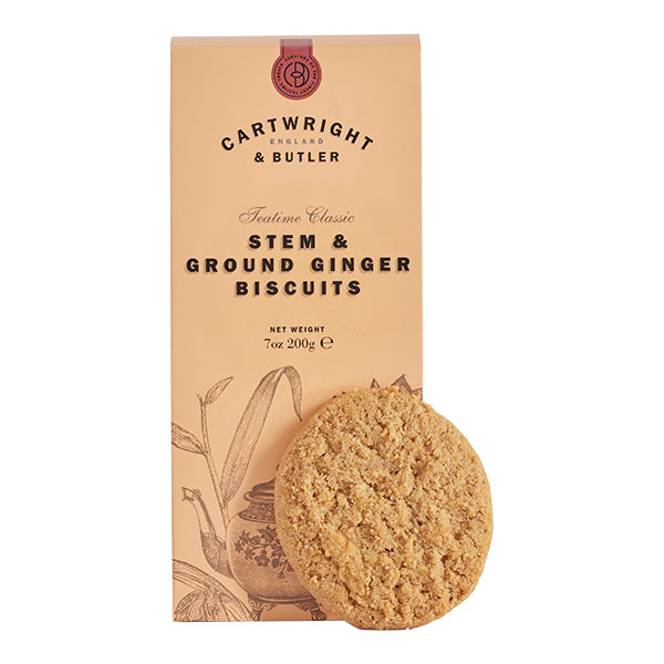 200g Stem & Ground Ginger Biscuits in Carton