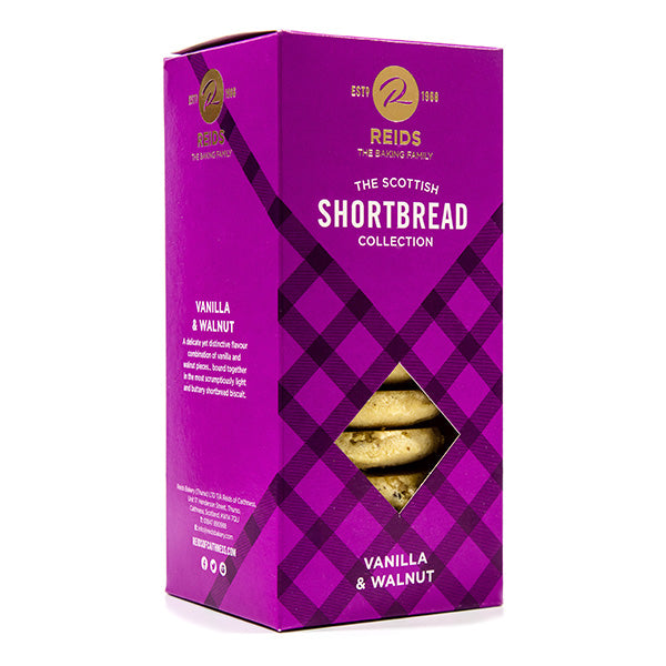 150g Vanilla & Walnut Shortbread
