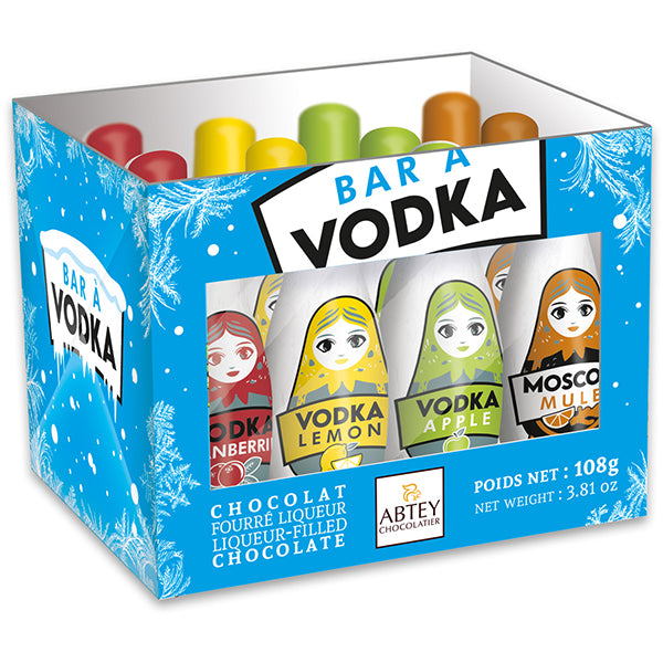 108g/12 Vodka Liqueurs Assortment Dk
