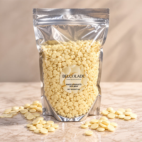 Belcolade Droplets K04 RA/UTZ White 30% J, 1kg