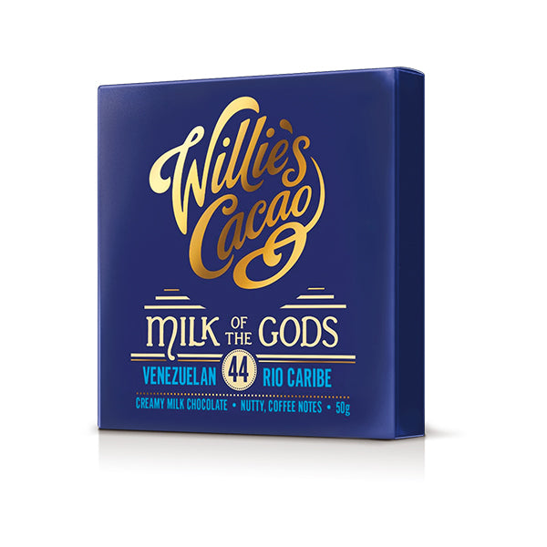 12x50g Bar Venezuelan Rio Caribe Milk of The Gods 44%