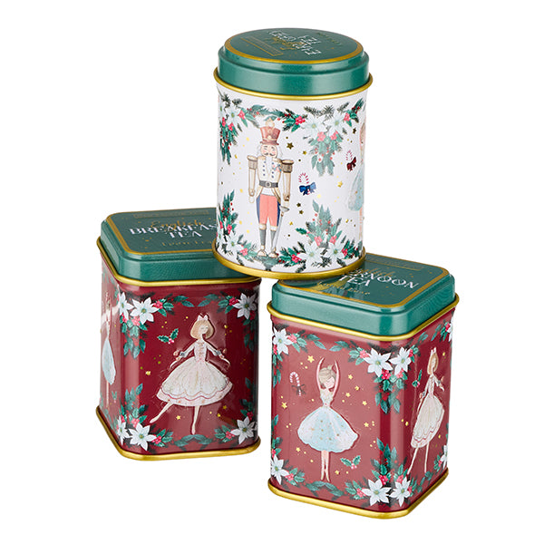 The Nutcracker Mini Triple Tea Tins