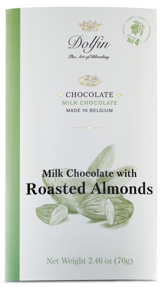 70g Bar Roasted Almonds 37% Mk