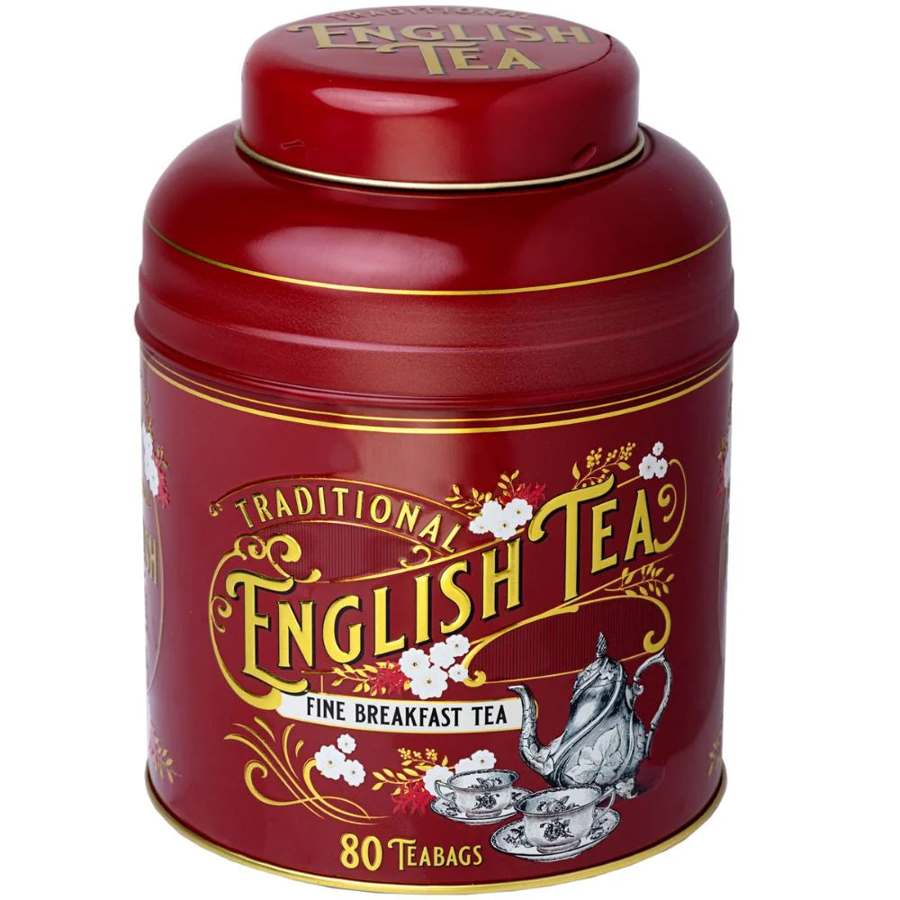 160g/80 Teabags English Breakfast Vintage Victorian Blood Red