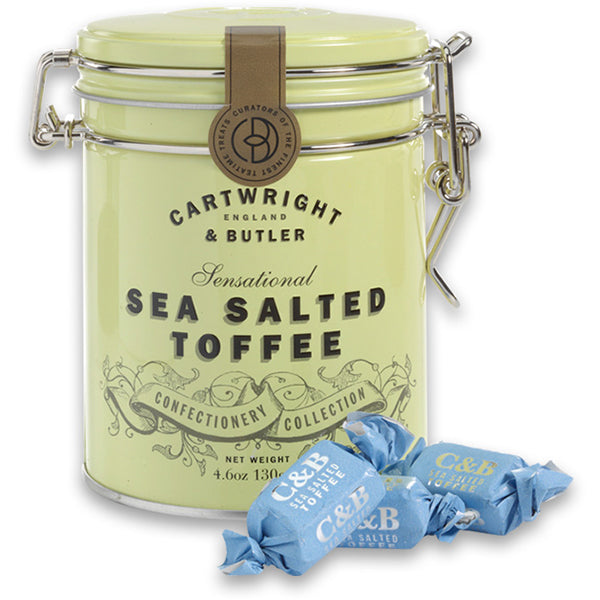 130g Sea Salted Toffees in Tin