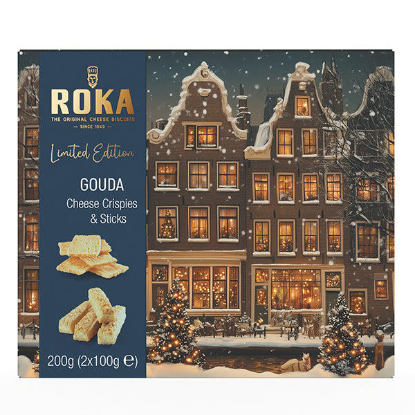 200g Winter Wonderland Cheese Crispies Gouda & Sticks Gouda
