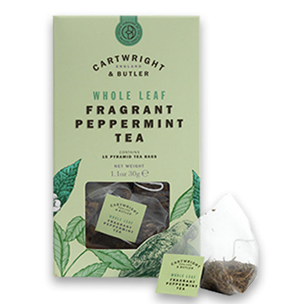 30g Whole Leaf Tea Bags Fragrant Peppermint Blend