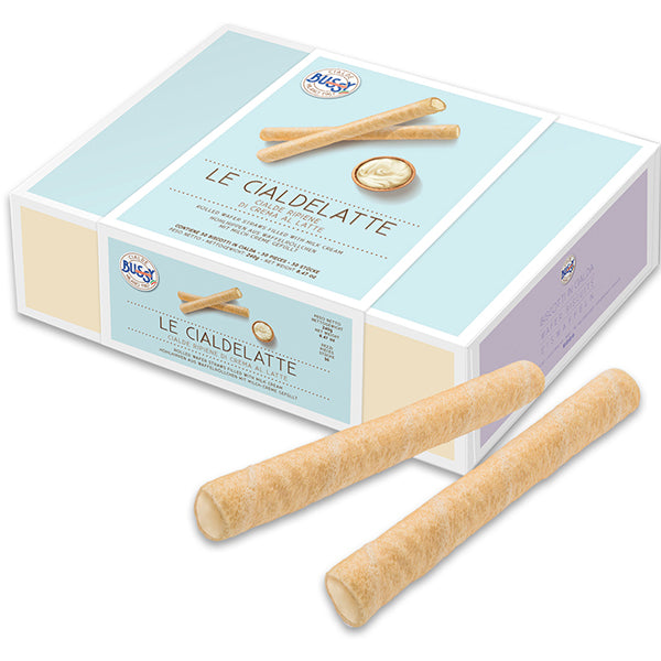 240g/30 Le Cialdelatte Wafer Rolls w. Milk Cream