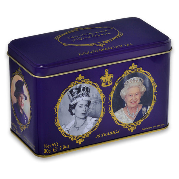 80g/40 Teabags English Breakfast Queen Elizabeth II