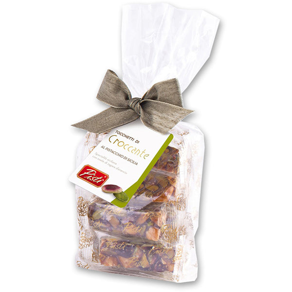 200g Crunchy Nougat w. Pistachio & Almonds