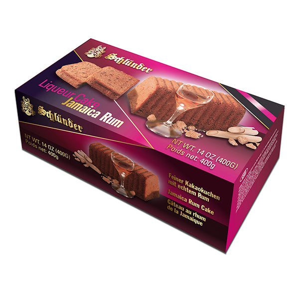 400g Liqueur Cake Jamaica Rum Cocoa