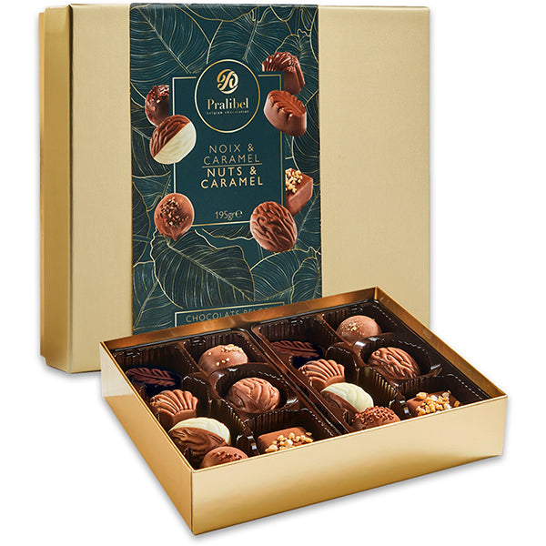 195g/14 Pralines Nuts & Caramel Assmnt Deluxe Giftbox