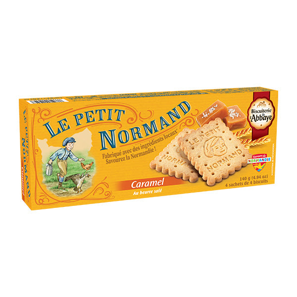 140g/4x4 Pack Normandy Butter Biscuits w. Salted Caramel